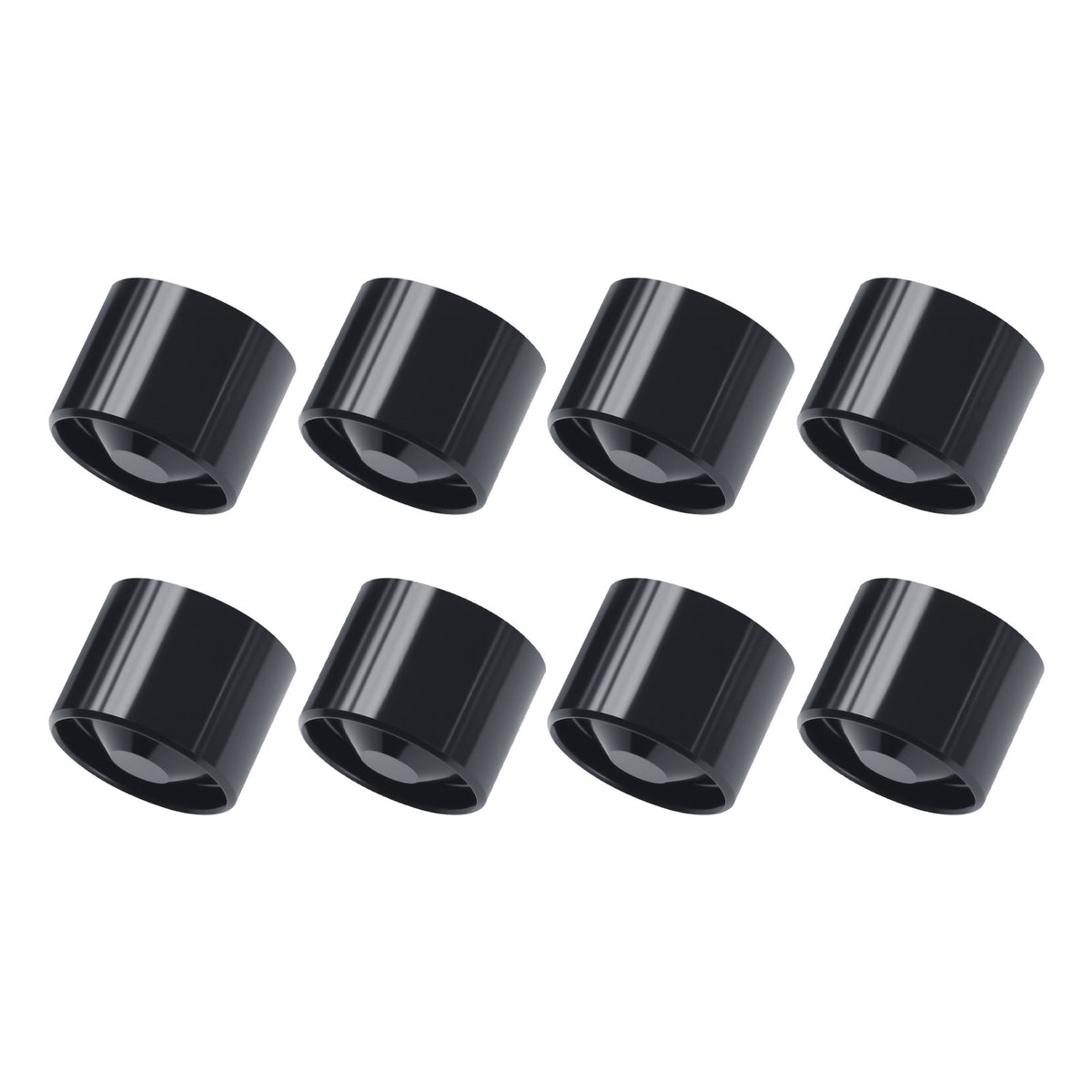 8Pcs Aluminum Hidden Dry Storage Cups for Maglite D Cell Flashlights