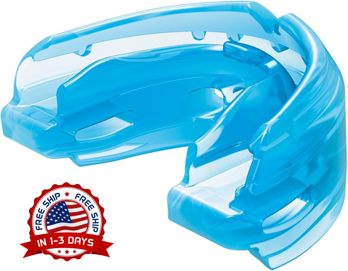 Adult Mouthguard for Boxing Rugby and Contact Sports - 100% Silicone, No Mold Needed
