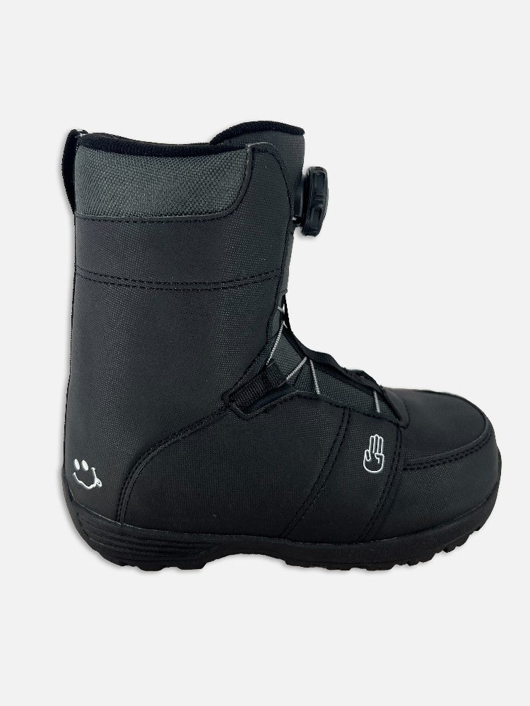 Youth Snowboard Boots with Boa Closure, Grow-In Removable Insoles