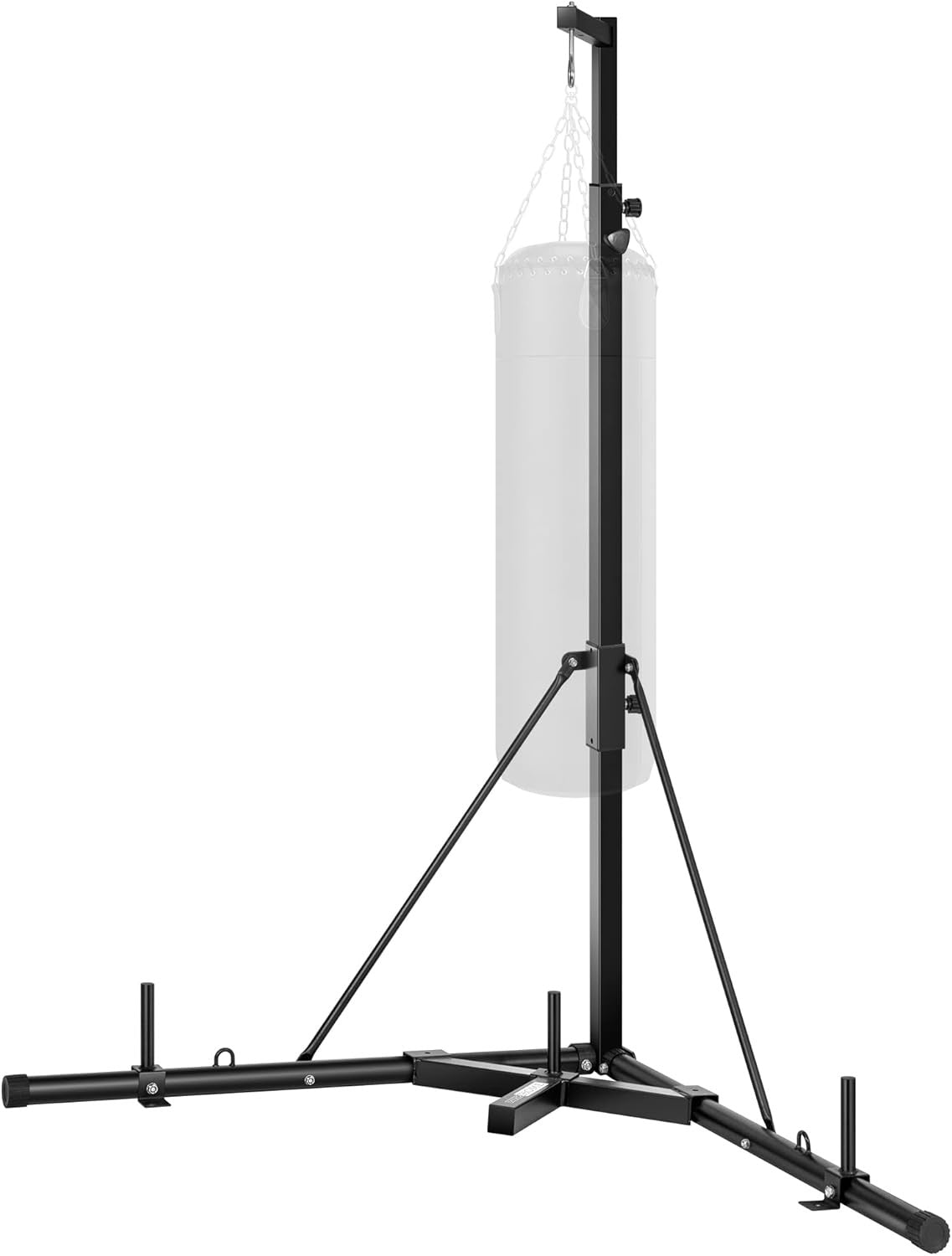 Heavy Punching Bag Stand with Adjustable Height and Foldable Design for Boxing and MMA Training
