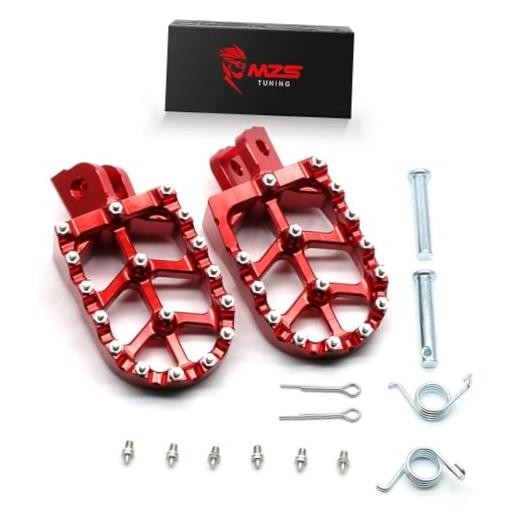 Motorcycle Front Foot Pegs for GROM, Monkey, Dax 125 2025 - CNC Aluminum, MX Style Grip