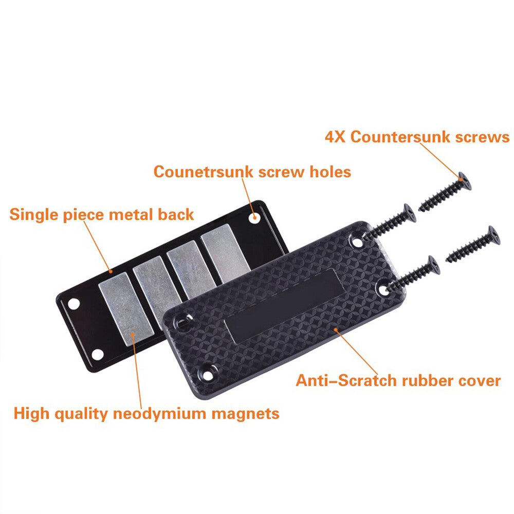 Magnetic Gun Mount Holder Holster - Concealed Pistol & Firearm Car Desk Bed Mounts - 1-3 Pack