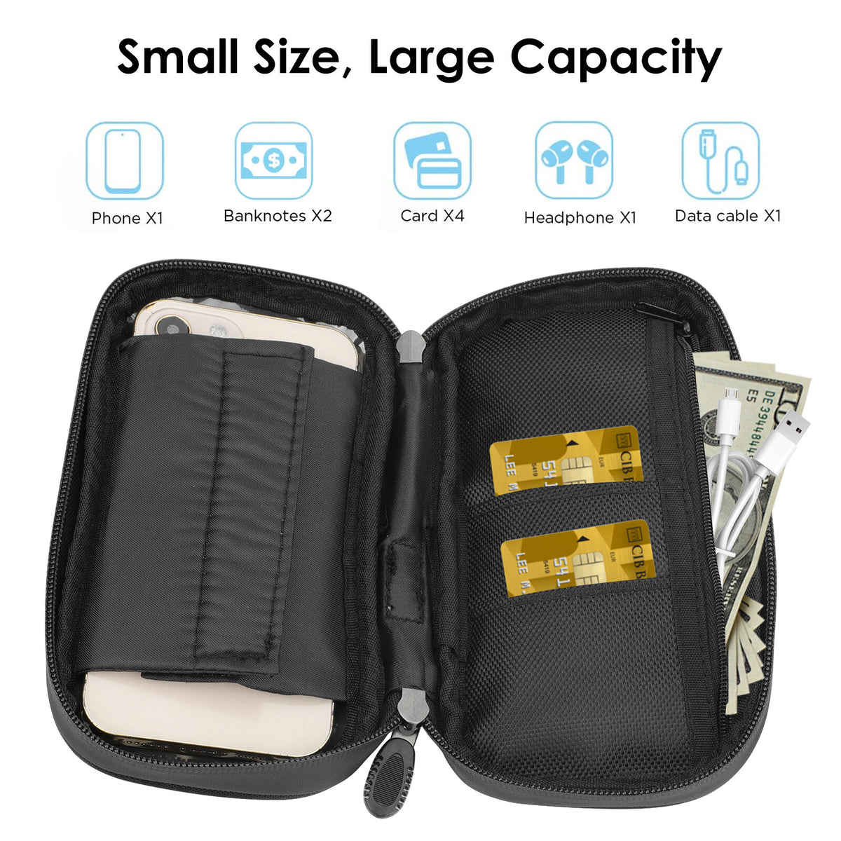 360 Degree Rotation Bike Phone Mount Case Waterproof Handlebar Holder Bag