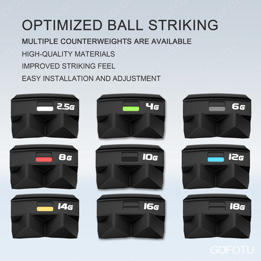 Golf Weight for Titleist GTS3 & GTS4 Driver Front Sliding CG Track - Multiple Sizes