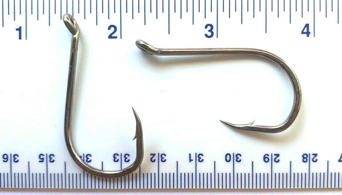 100 Black Chrome Octopus Fish Hooks Size 5/0 for Fishing Tackle - Gerry's Tackle