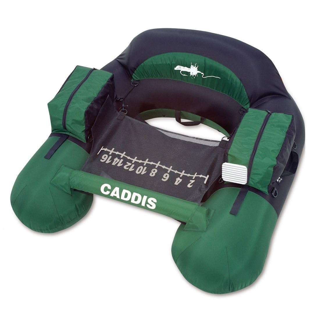 Heavy Duty Fishing Float Tube with Stability & Comfort - Green