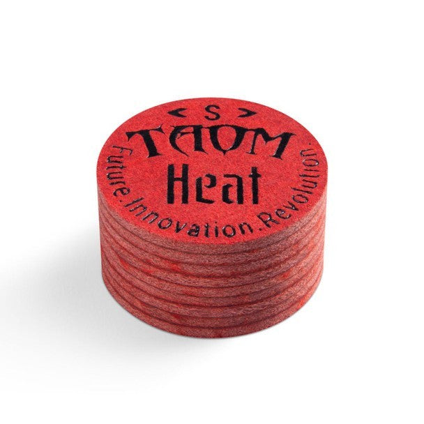 Taom Heat Pool Cue Tip 14mm Soft Hardness Billiard Cue Tip