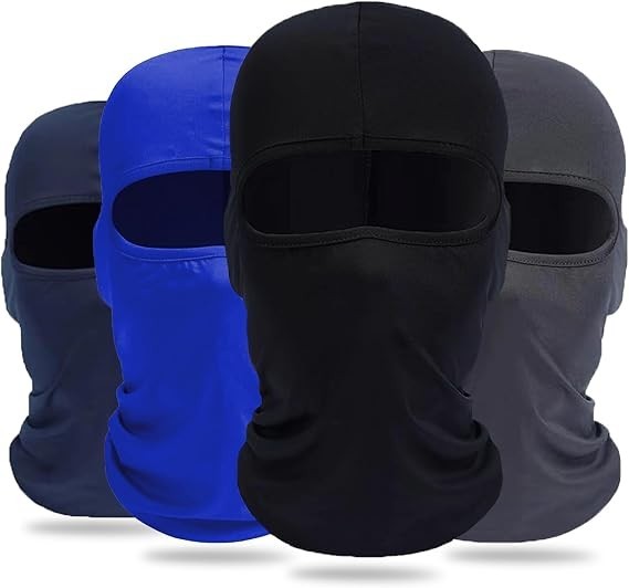 Unisex Thermal Face Mask 4 Pack for Winter Outdoor Sports & Activities