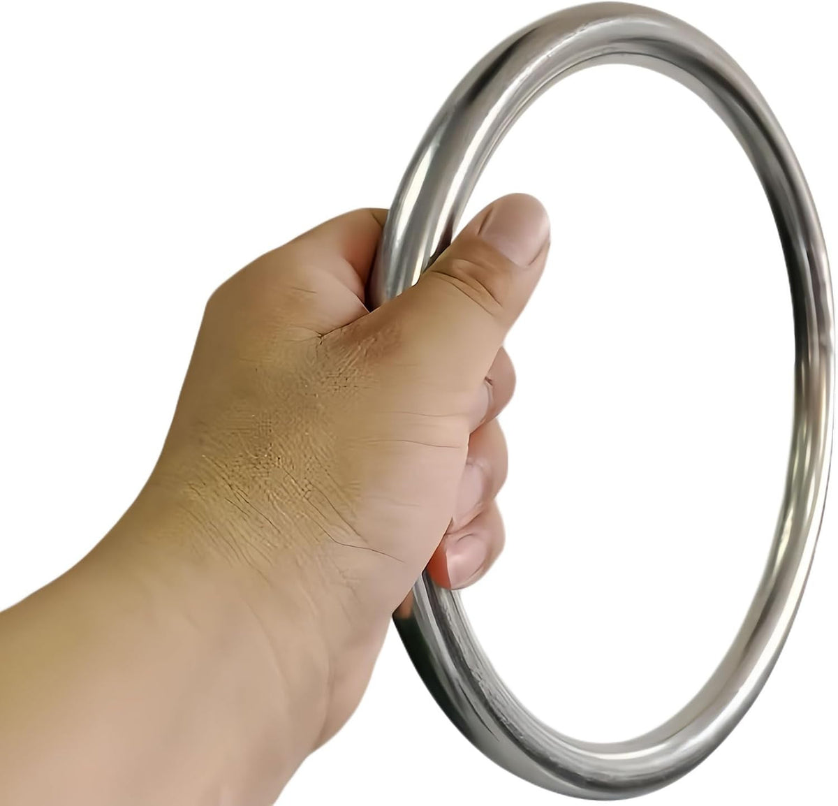 Stainless Steel Wing Chun Ring for Martial Arts Training Grip Strength