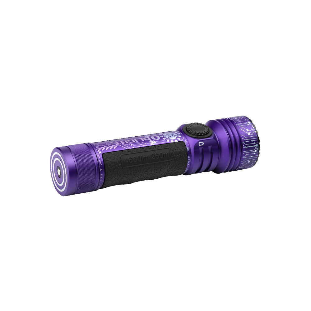 Olight Seeker 4 Pro Flashlight Cyber Violet 4600 Lumens with Holster