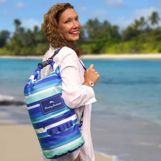 20L Waterproof Dry Bag for Boating Beach Kayaking - Blue Multicolor
