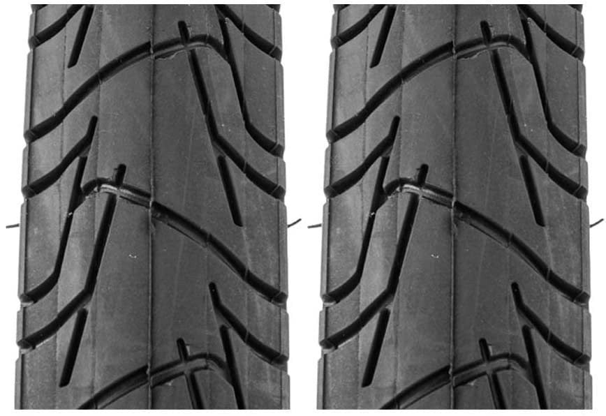 Sunlite City CST1218 Hybrid Bike Tires Pair 26 x 2.125 Durable Wire Bead