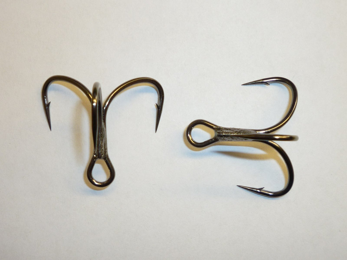 Mustad KVD-Elite TG76NP-BN Short-Shank Triple-Grip Treble Hooks - 100 Pack