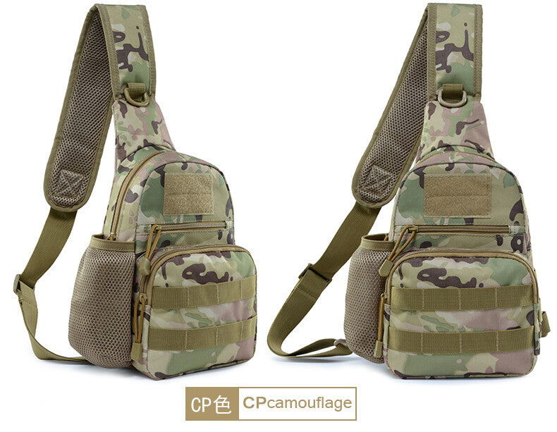 Outdoor Tactical Sling Bag Military MOLLE Crossbody Backpack