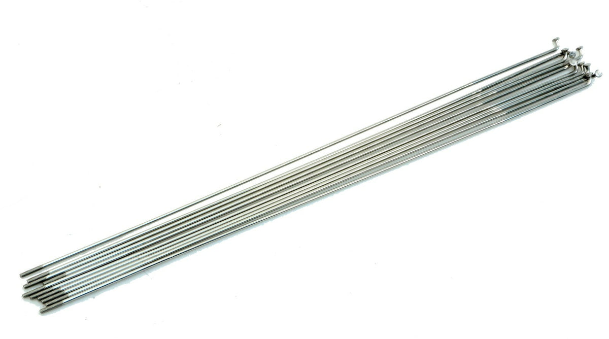 DT Swiss Competition Bicycle Spokes 257mm 14g J-Bend Lot of 10 Silver