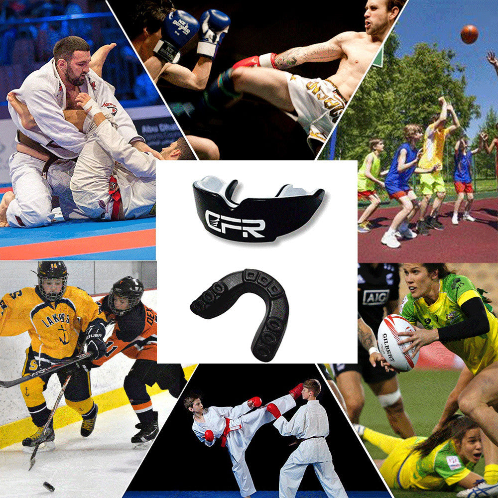 Gel Boxing Gum Shield & Mouth Guard for Contact Sports - Junior Fit