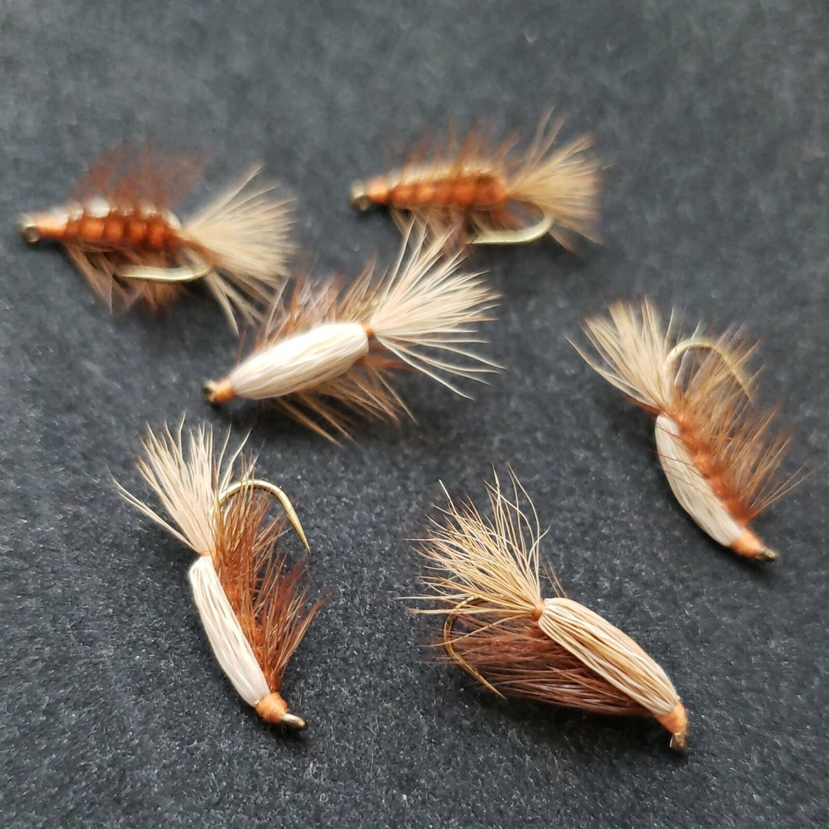 Fly Fishing Flies Size 6 Caddis Emerger Orange - Frontier Fly Company