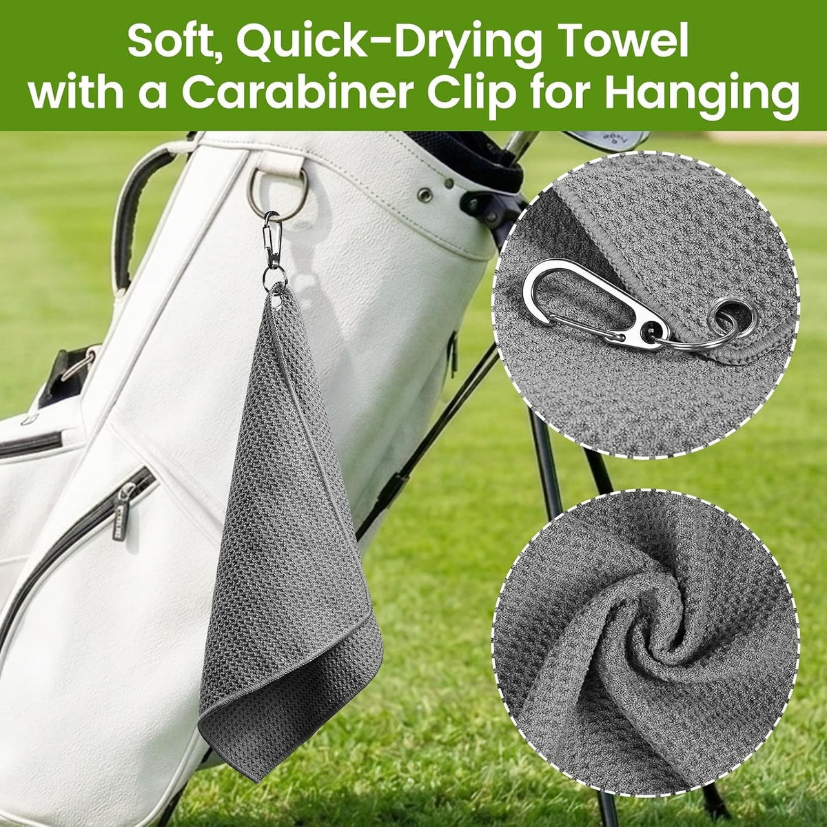 Golf Club Cleaner Brush with Rotating Cover & Water Bottle - Perfect Gift
