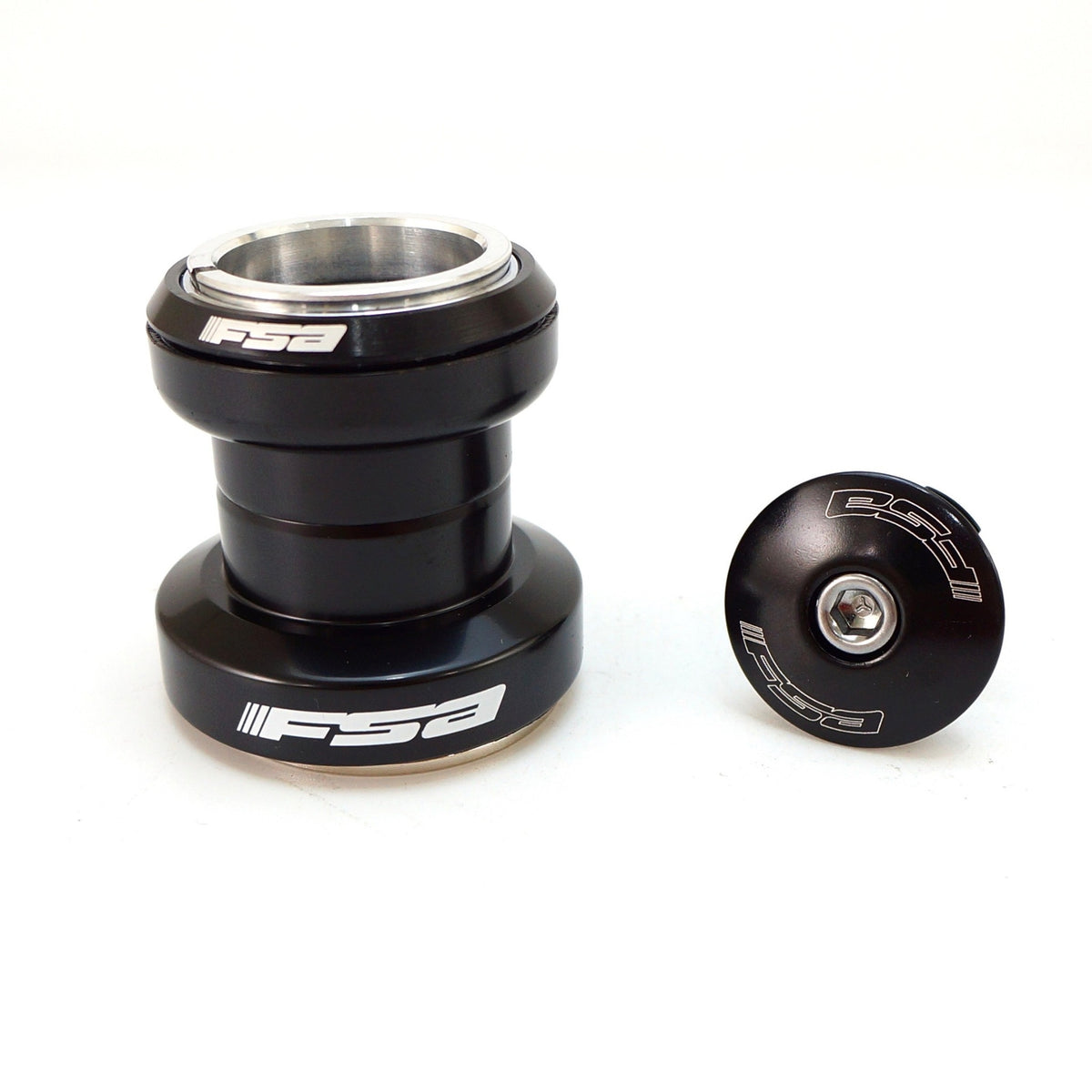 Heavy Duty Bicycle Headset 1-1/8 Inch Threadless for BMX MTB Road Bikes - Black