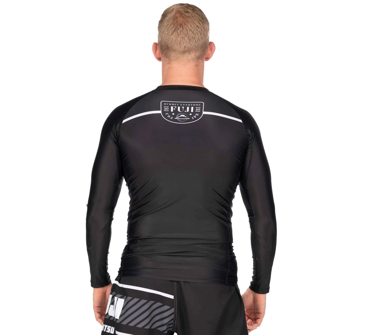 IBJJF Approved Long Sleeve Rashguard for BJJ & Jiu Jitsu Training - Black