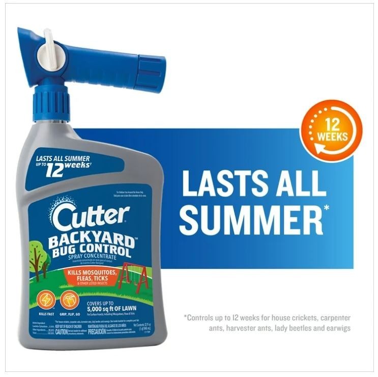 Backyard Bug Control Spray Concentrate for Mosquitoes & Fleas - 32 fl oz