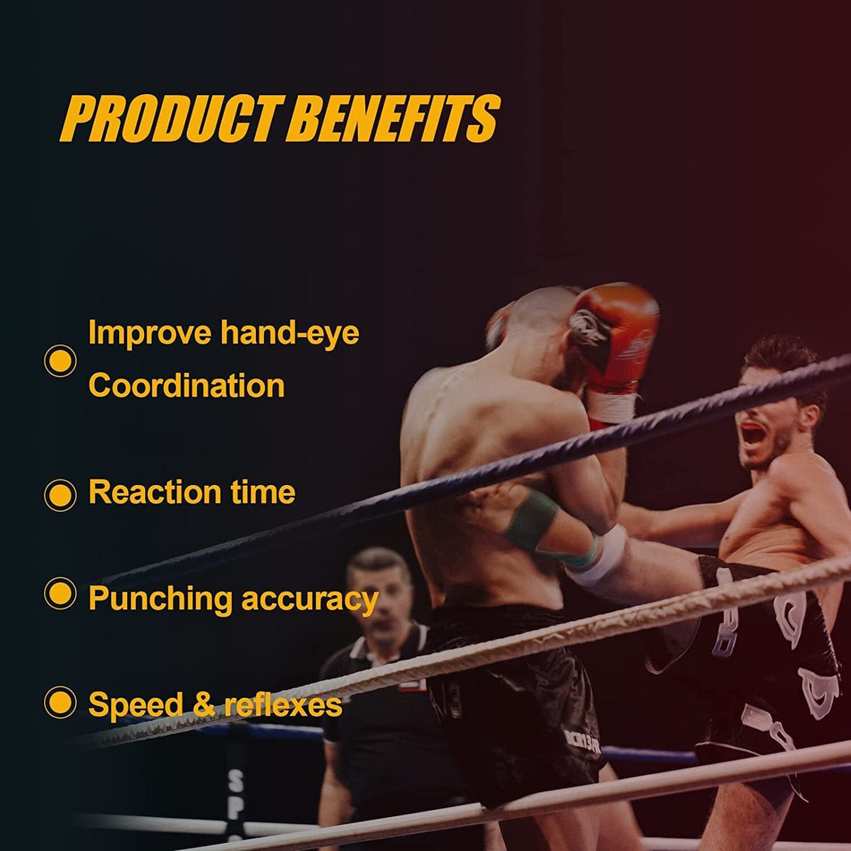 2PCS Reflex Boxing Ball Set for Speed Training and Reaction Improvement