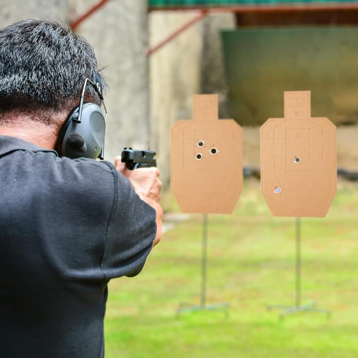 100 Pcs Shooting Cardboard Targets for Range Practice & Competition