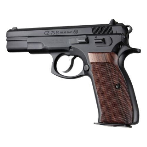 Pistol Grip for CZ-75, CZ-85 with Pau Ferro Checkered Handle and Screws