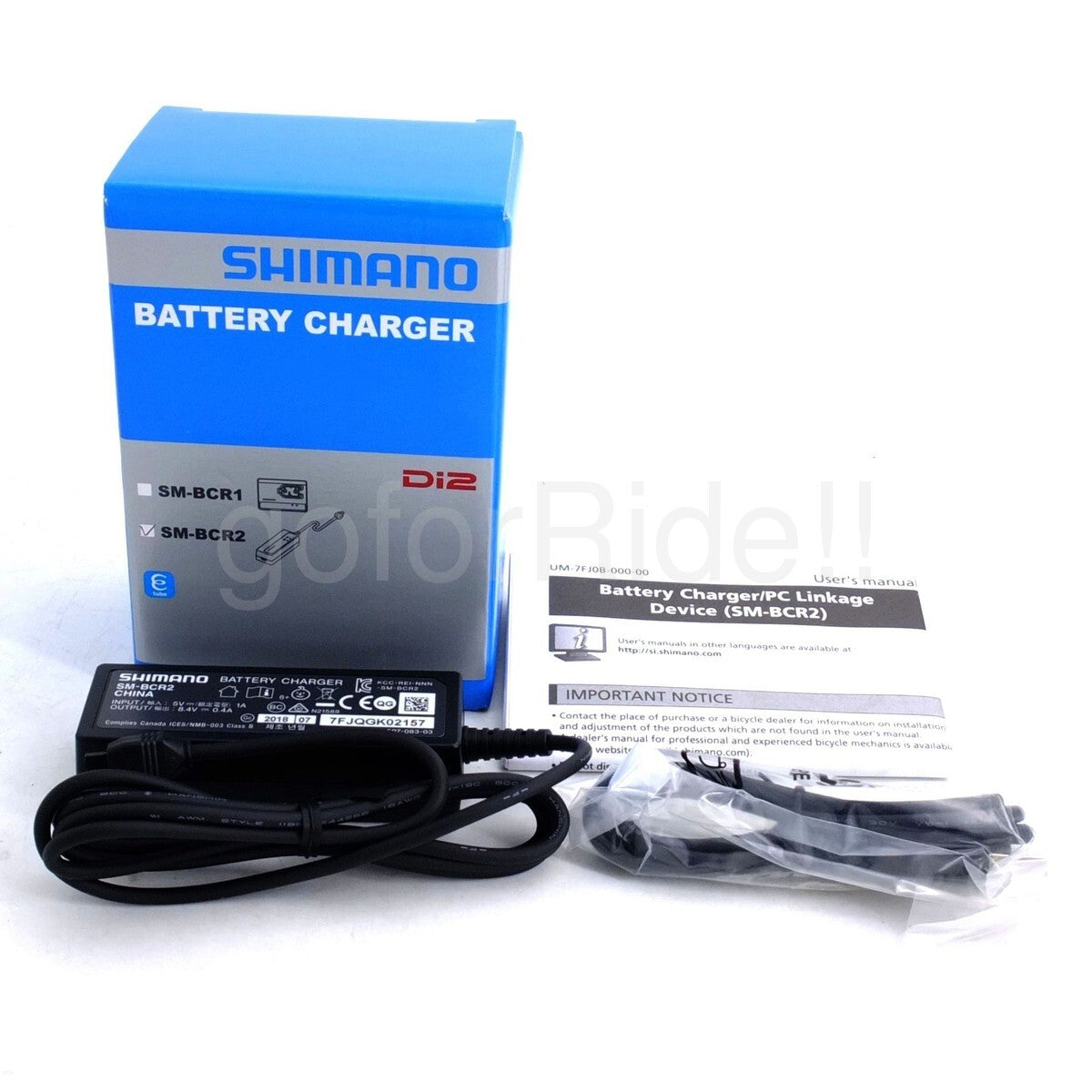Shimano Di2 Internal Battery Charger SM-BCR2 for Dura-Ace & Ultegra