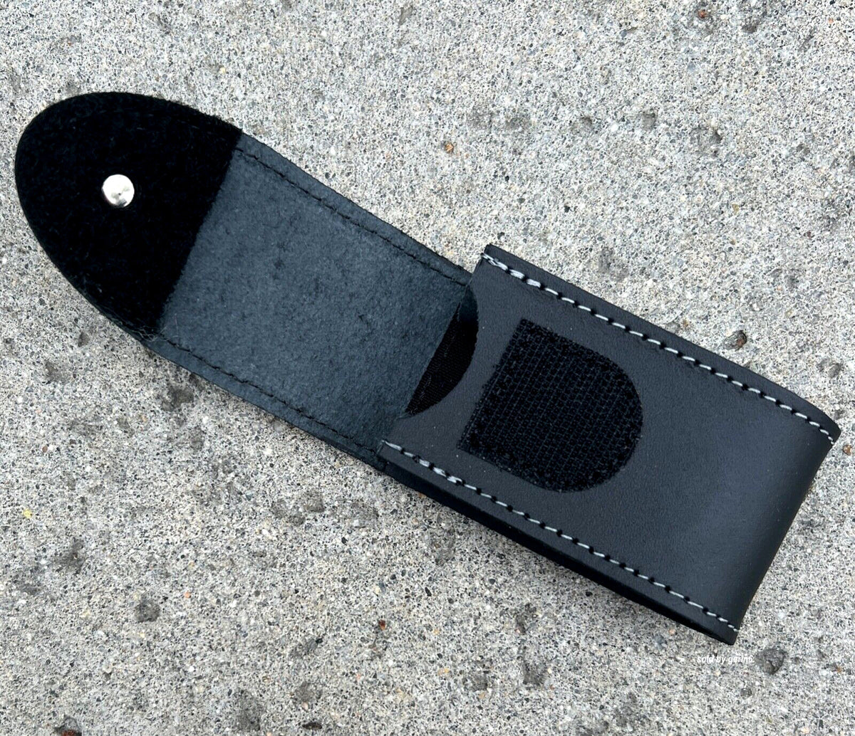 Leather Knife Belt Pouch for Victorinox Swiss Army Knives, Black