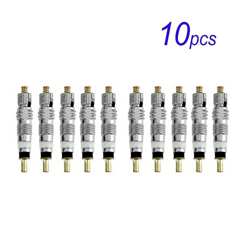 Presta Valve Cores Replacement Set for Bicycle Tubeless Tires - Brass, 2/10/20 pcs