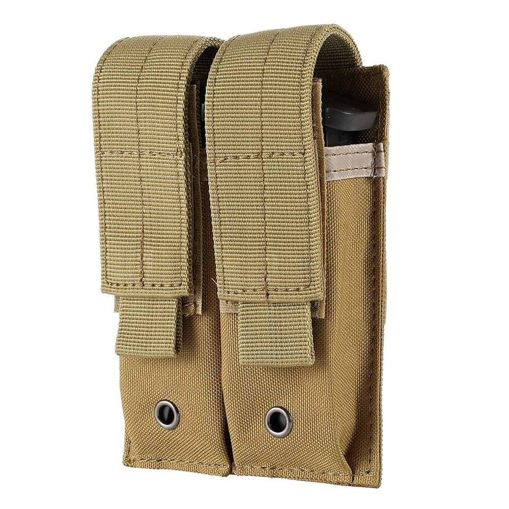 Tactical Molle Magazine Pouch for 9mm/40 Cal/45 ACP - Single, Double, Triple Options