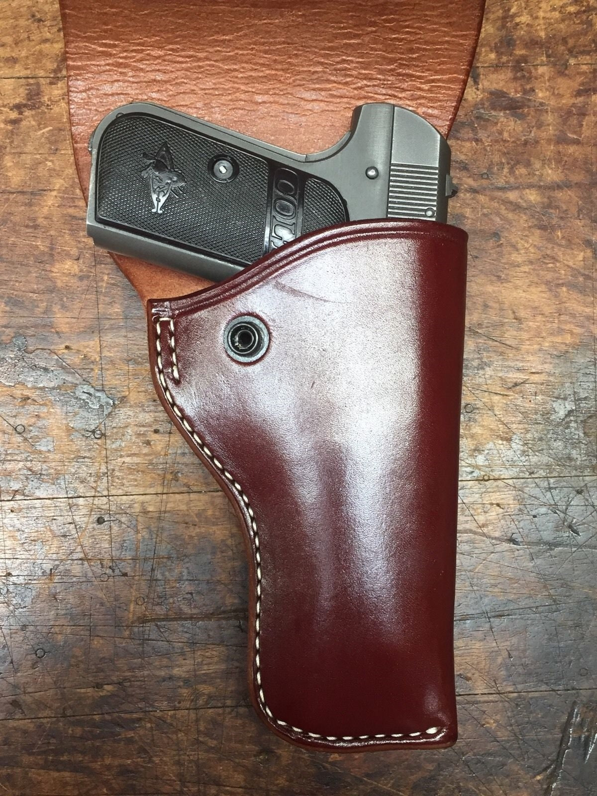 Vintage Leather Holster for Colt 1903 1908 .32 & .380 Pistols - Classic Design