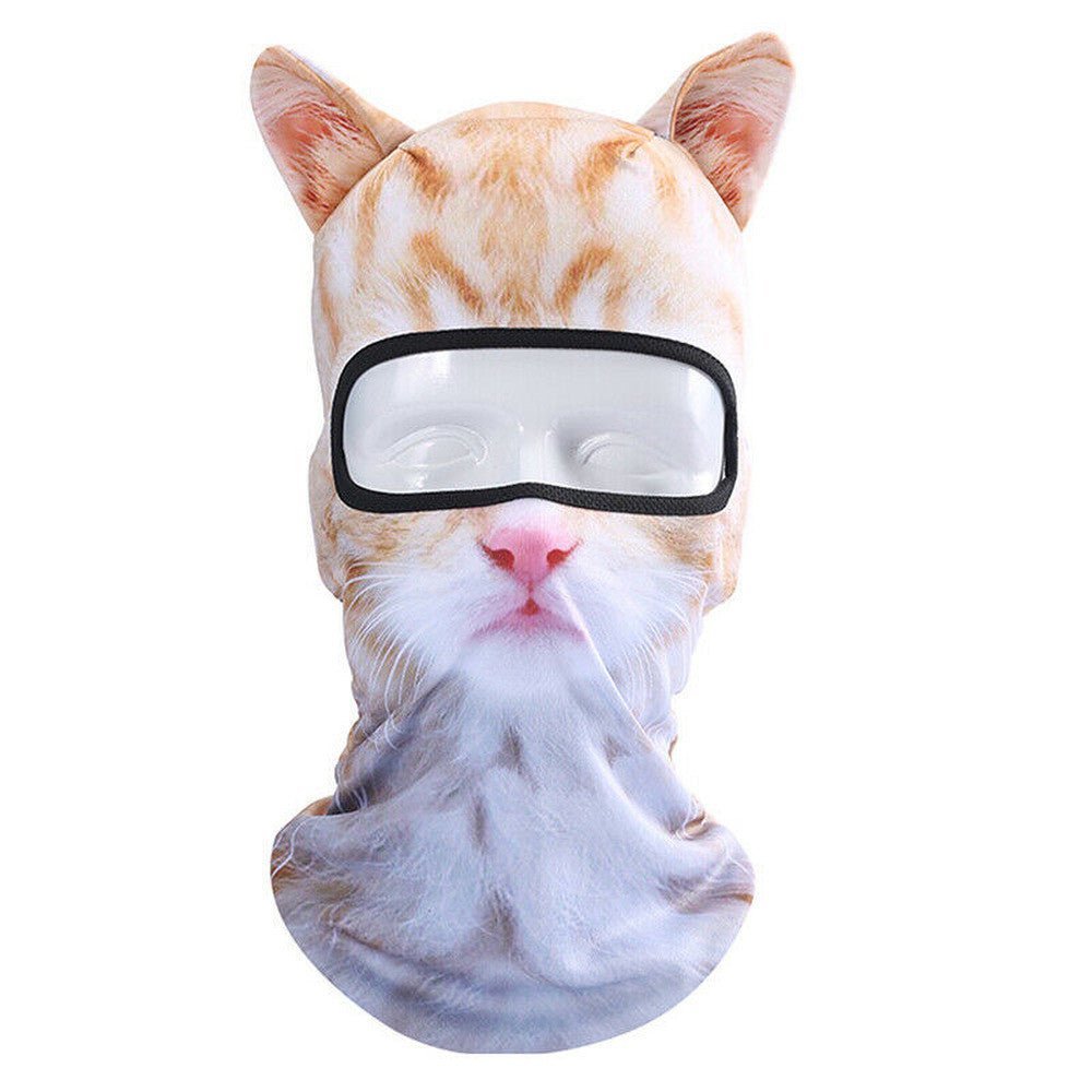 Full Face Mask Balaclava with Animal Ears for Outdoor Activities