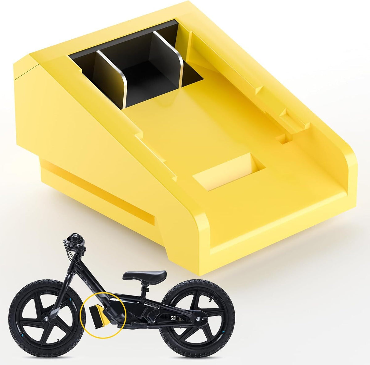 Battery Adapter for Stacyc 12" 16" Bikes - Dewalt 20V Compatible