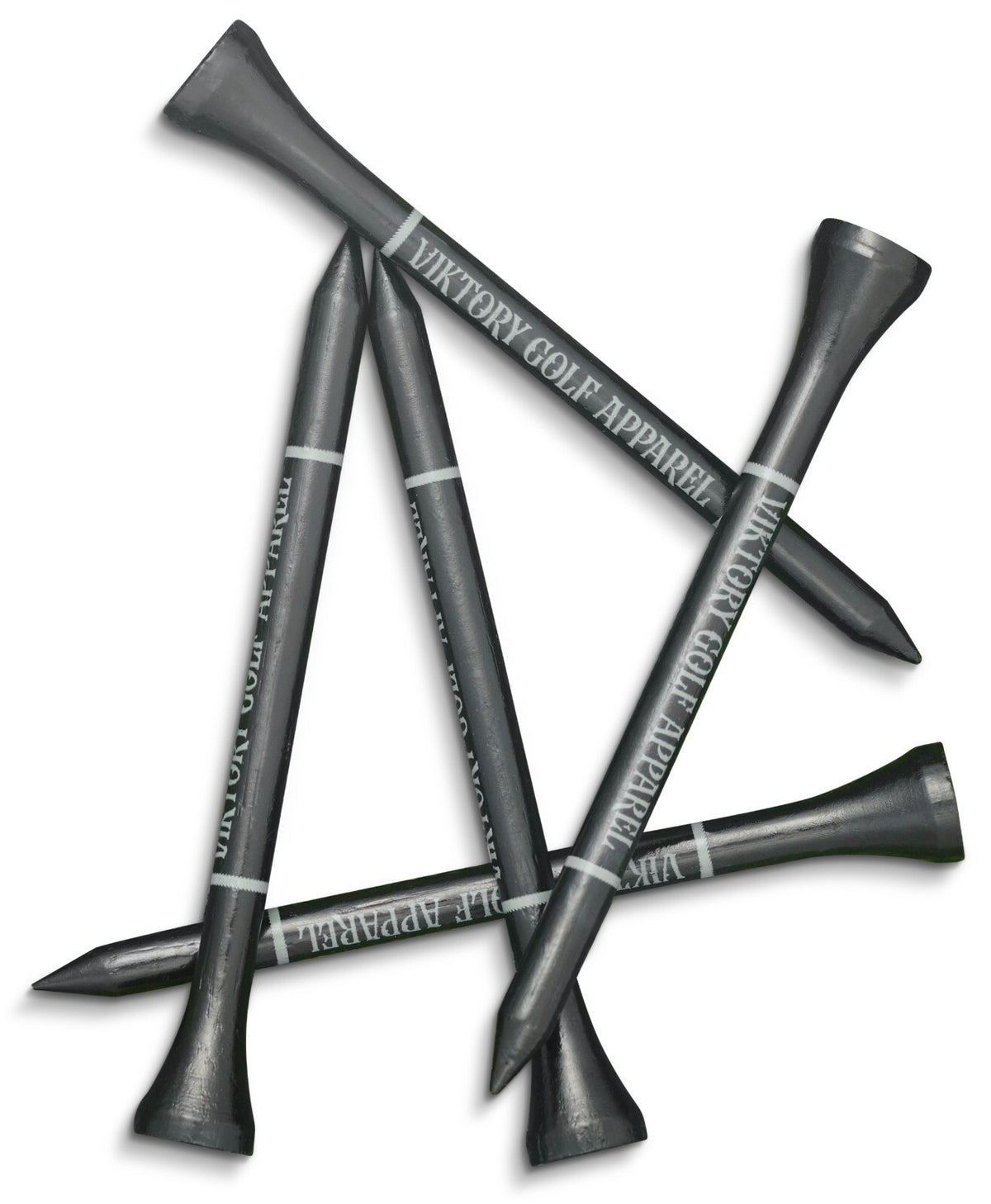 Premium Bamboo Golf Tees - 75 Pack, 3-1/4" (83mm), Durable & Long