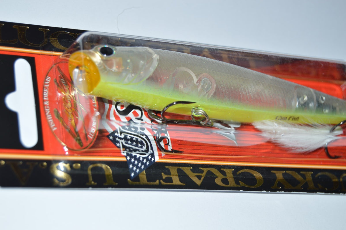 Lucky Craft Gunfish 115 Topwater Bass Lure - 4.5 Inch, 3/5 oz Skeet's Magic