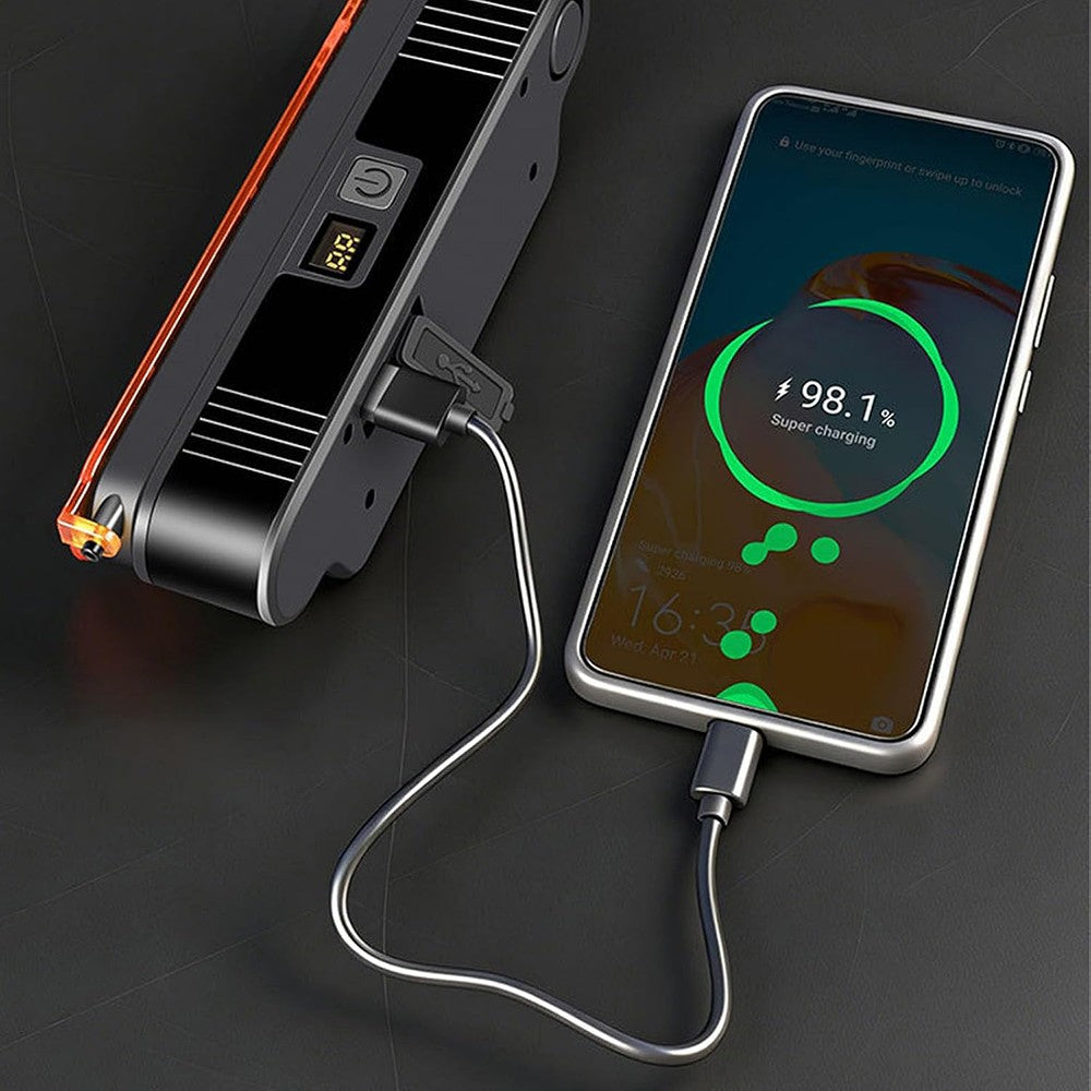 4000mAh Waterproof USB Rechargeable Bike Headlight with Remote Control