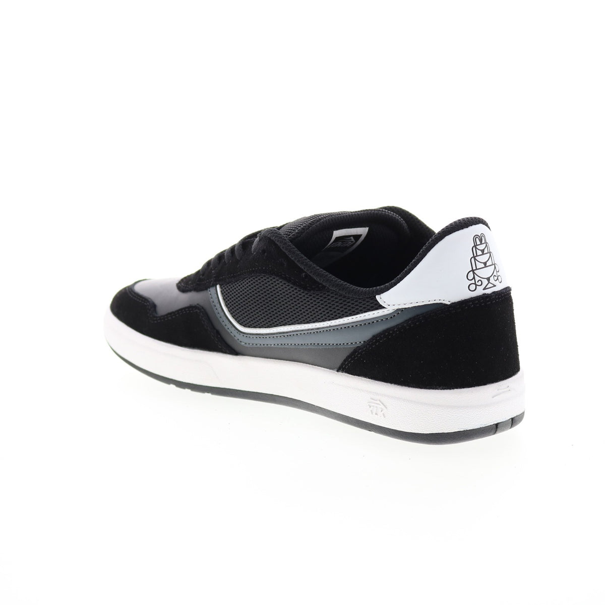 Mens Black Suede Skate-Inspired Sneakers - Lakai Terrace Model