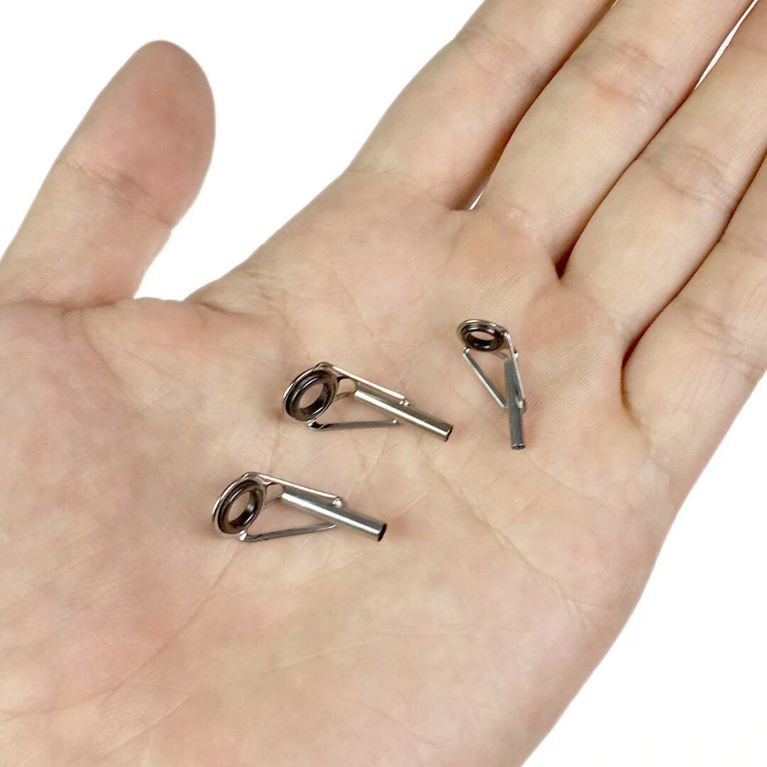 Fishing Rod Tip Repair Kit Stainless Steel & Ceramic - 30pcs Multi-Size