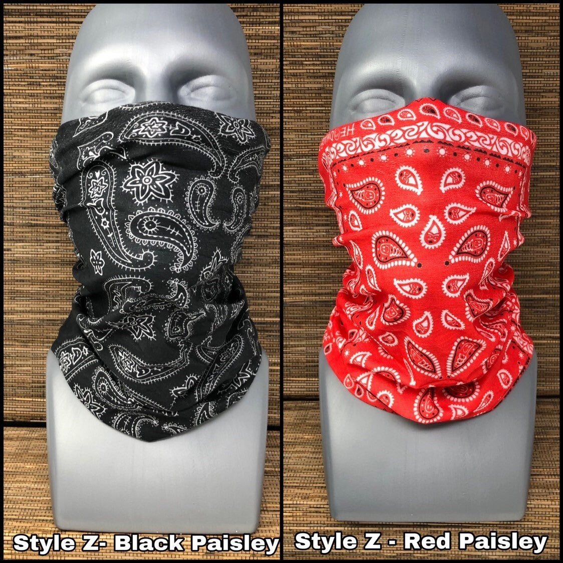 Unisex Multi-Functional Face Mask Gaiter Balaclava Neck Cover for Motorcycle & Outdoors