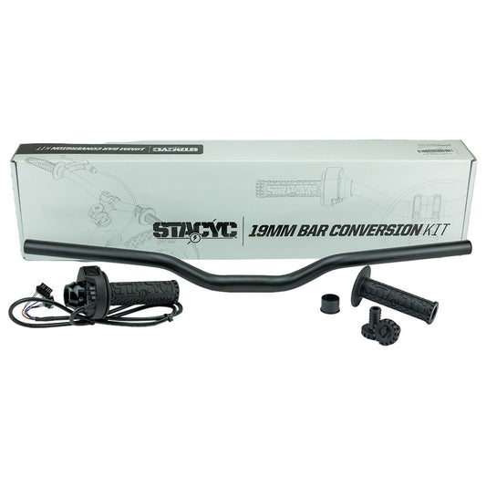 Mini Handlebar Conversion Kit for Kids Bikes - 19mm Black