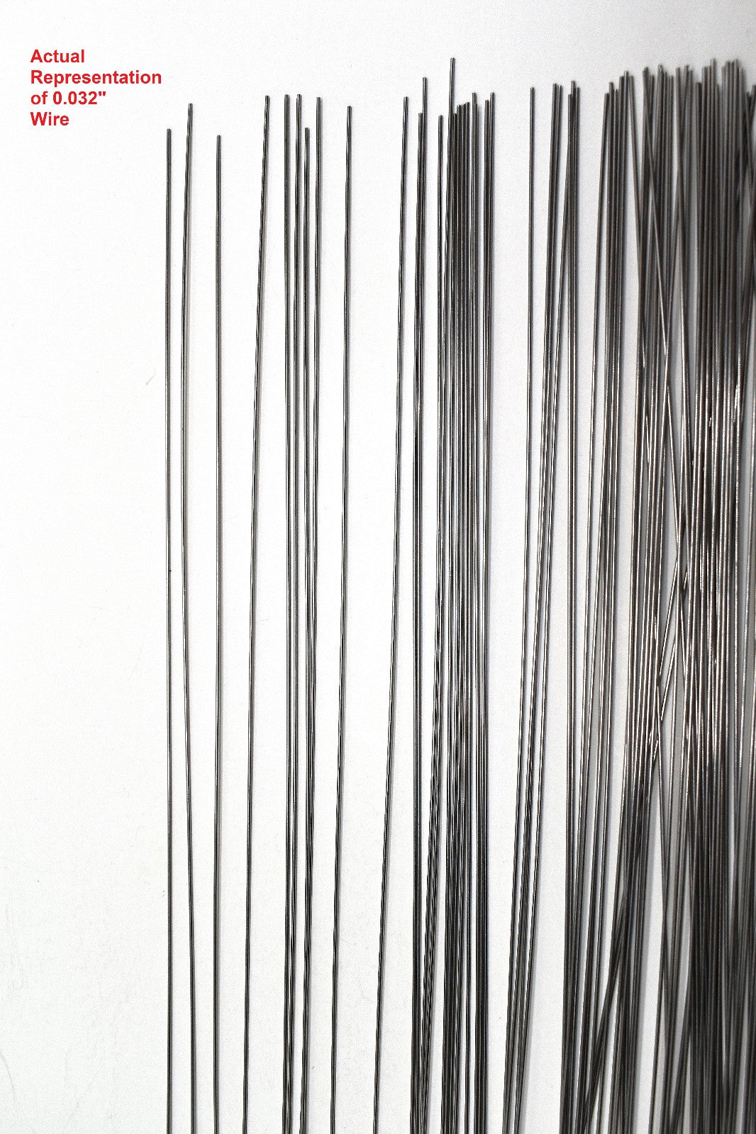 100 Pieces Stainless Steel Straight Lure Shaft Wire Form 0.032" X 14
