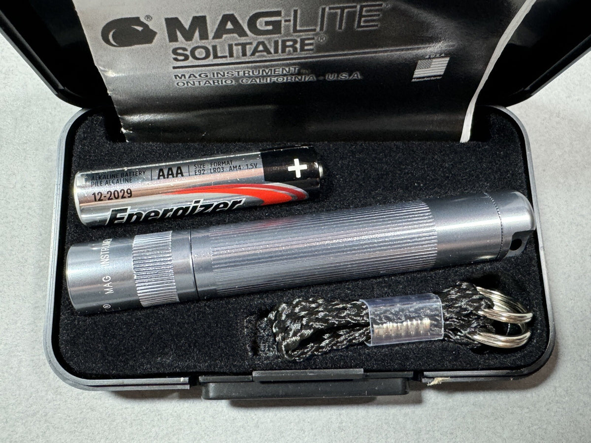 Mini Waterproof Impact Flashlight - LED, USA-Made, Keychain Size