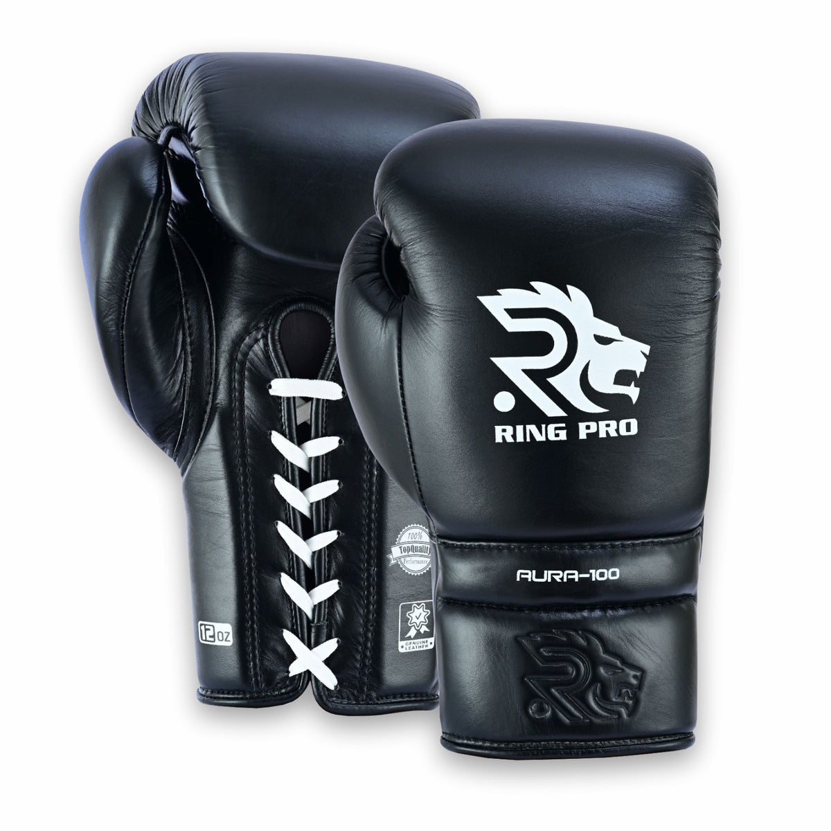 Leather Sparring Gloves 12oz 14oz 16oz Boxing MMA Kickboxing Training