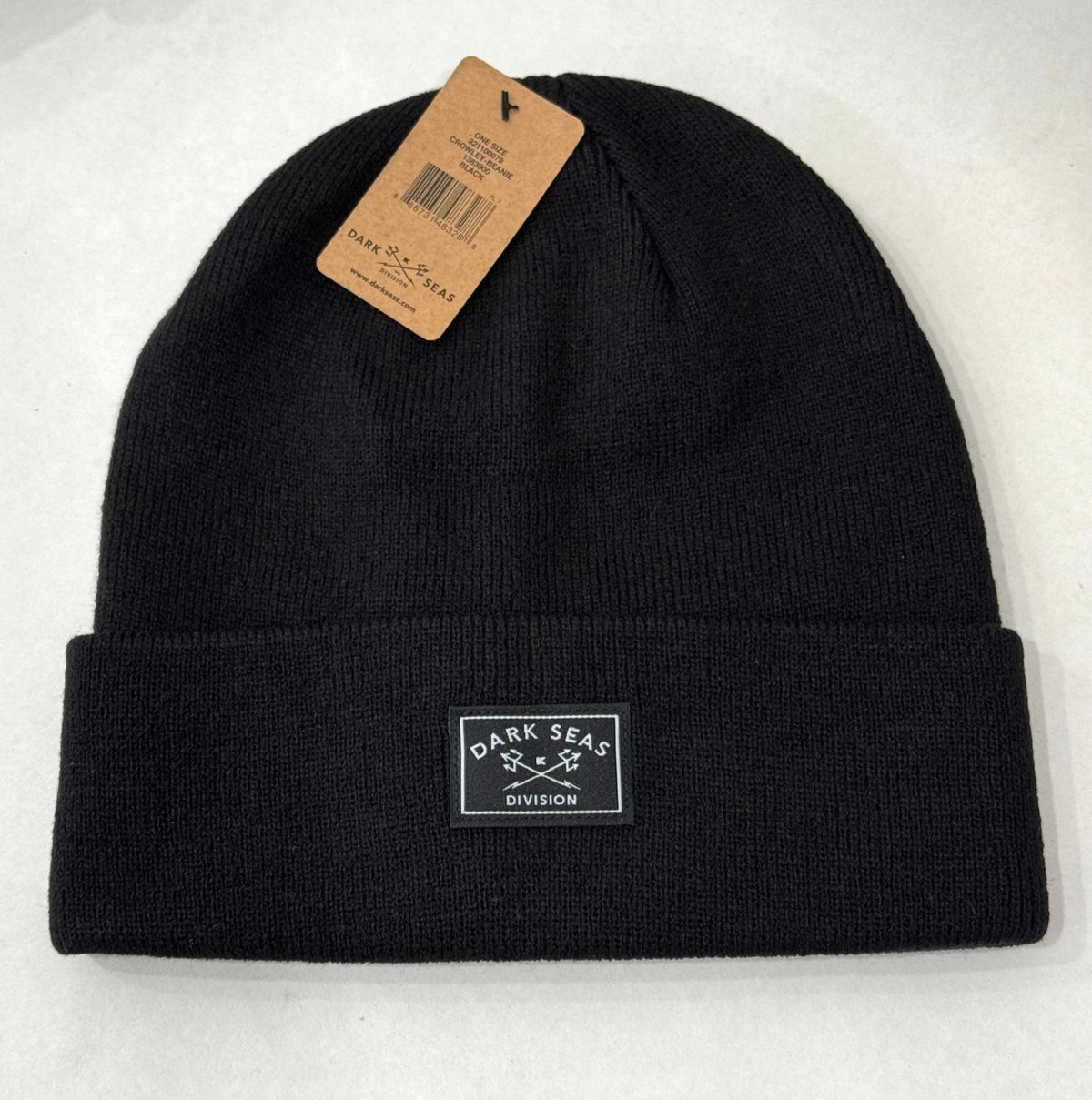 Dark Seas Crowley Unisex Beanie - Black Winter Ski & Snowboard Accessory