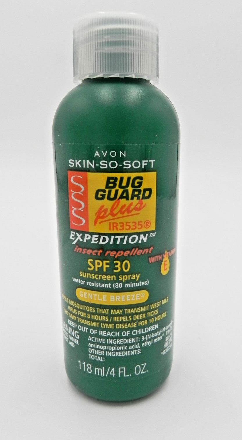 Insect Repellent Spray SPF 30 Bug Guard Plus IR3535 4 fl oz - Sun & Mosquito Protection