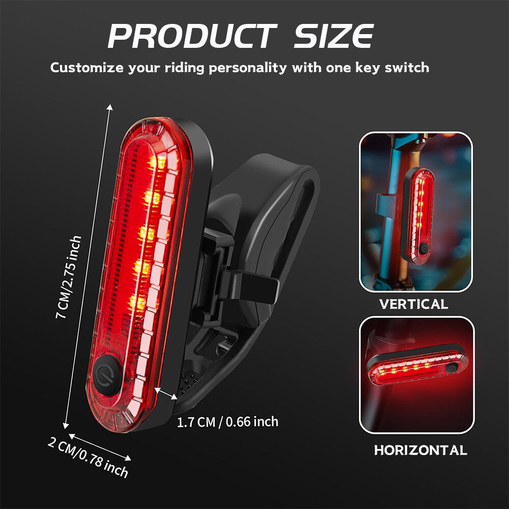 LED Safety Clip-On Lights for Cycling, Running, Dog Walking - Multiple Colors
