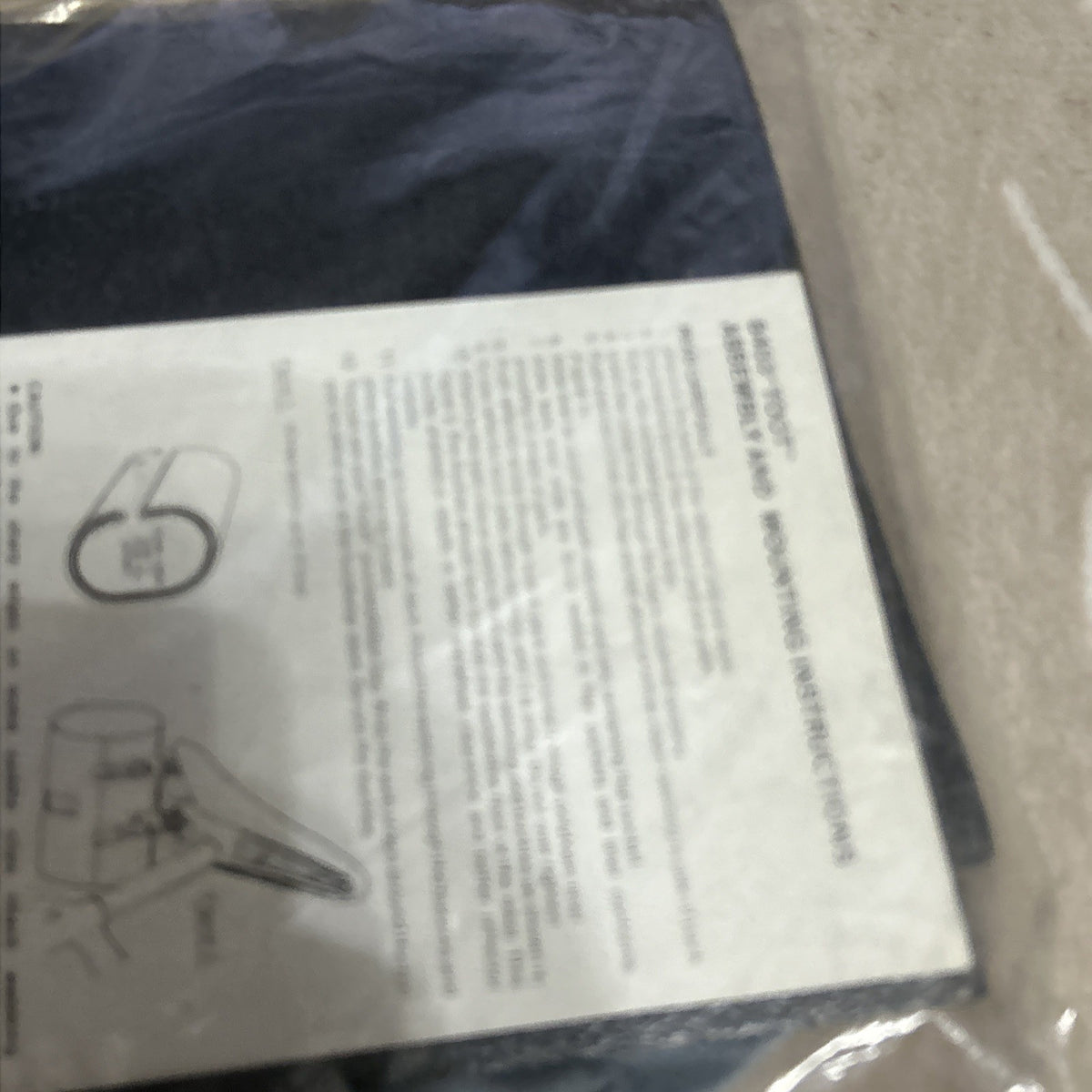 Vintage USA Bike Seat Bag Cannondale Toot Model NOS Blue Reflector