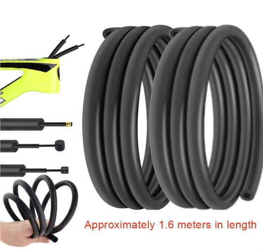 Bike Frame Cable Housing Damper Foam Sleeve 6mm Length 1.6m Black